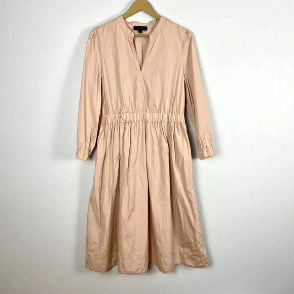 J. Crew Dresses & Skirts - J. Crew Cinched Waist Poplin Dress